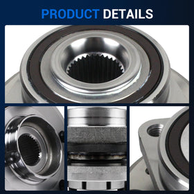 Autoround hub installed on spindle demonstrating direct-fit convenience
