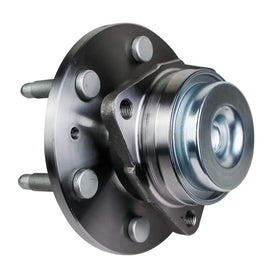 Autoround packaged hub assembly with label showing part number and QA benefit