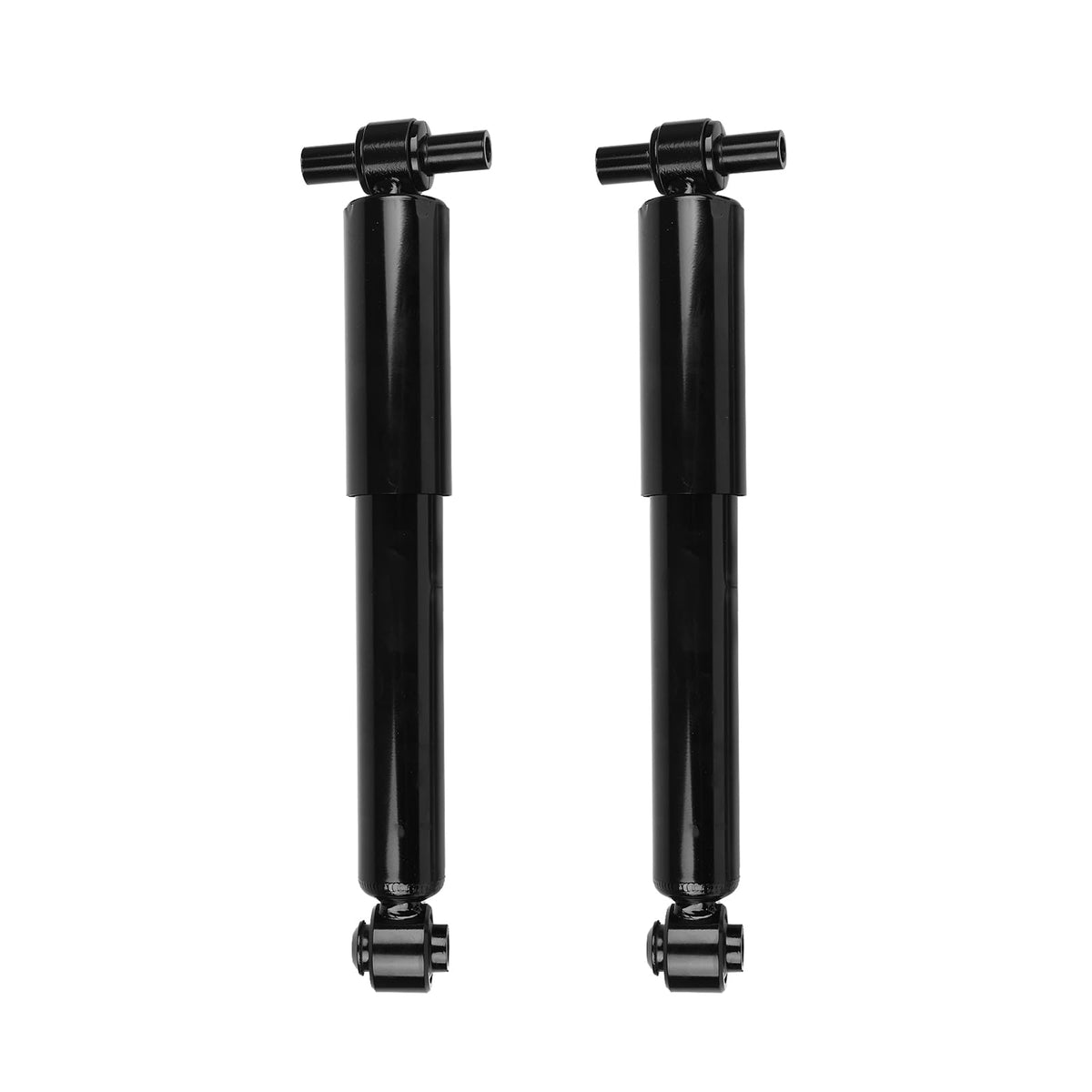 Autoround rear shock assembly front view showing fit and stability