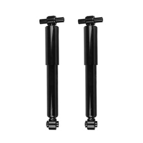 Autoround rear shock assembly front view showing fit and stability