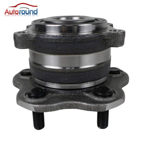 Autoround hub beside ruler for scale showing flange and bolt circle measurements