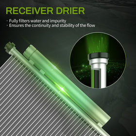 AUTOSAVER88 condenser packaged with foam protecting corners for safe delivery
