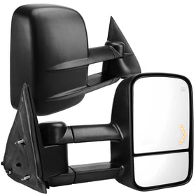 AUTOSAVER88 front view pair showing complete towing mirrors and improved rear visibility