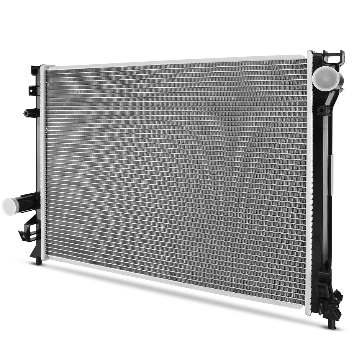AUTOSAVER88 front view radiator showing mounting points and full face for easy direct fit