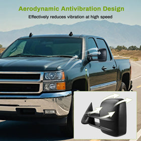 AUTOSAVER88 installed on Silverado showing real-world towing visibility improvement