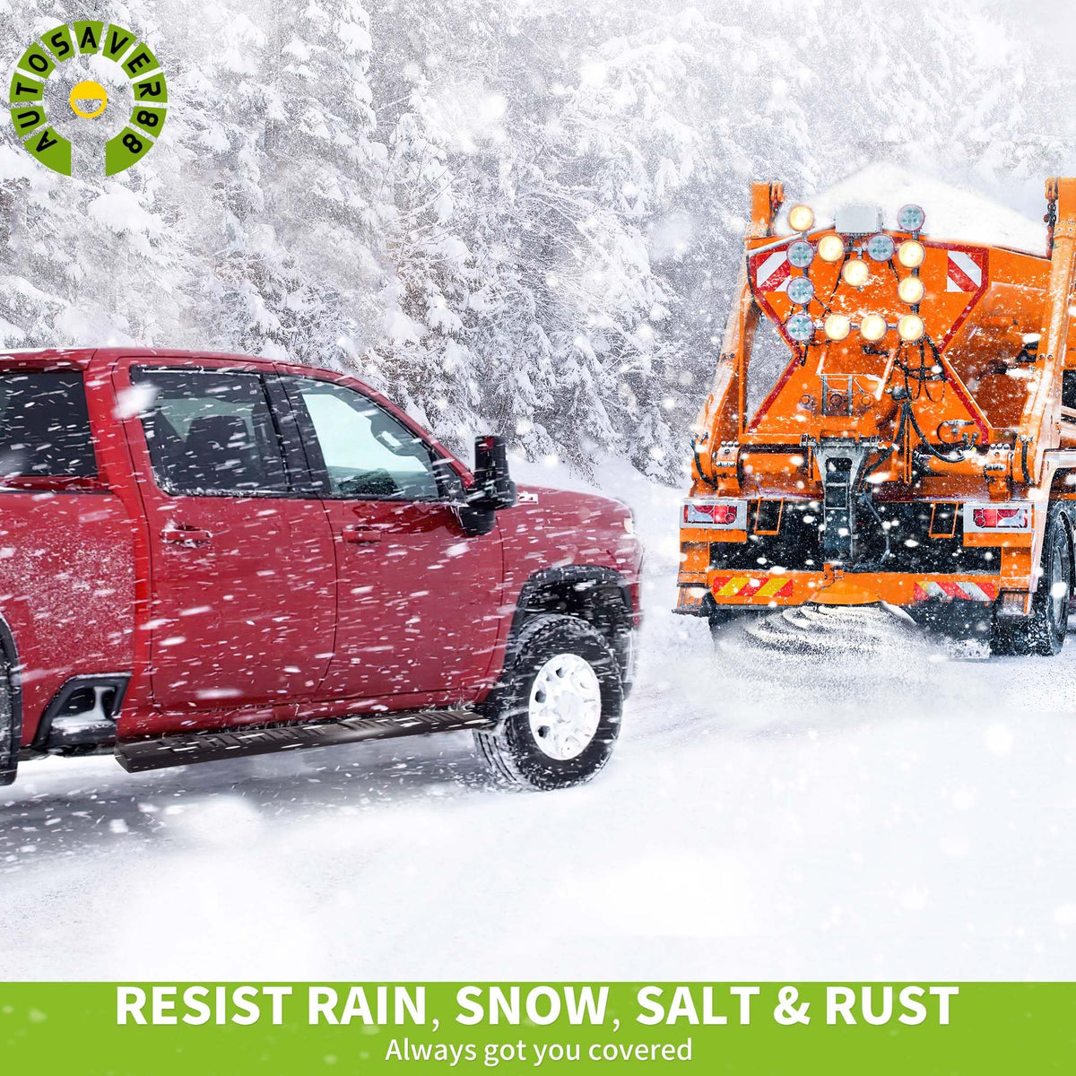 AUTOSAVER88 packaged rails and hardware ready for bolt‑on installation benefit