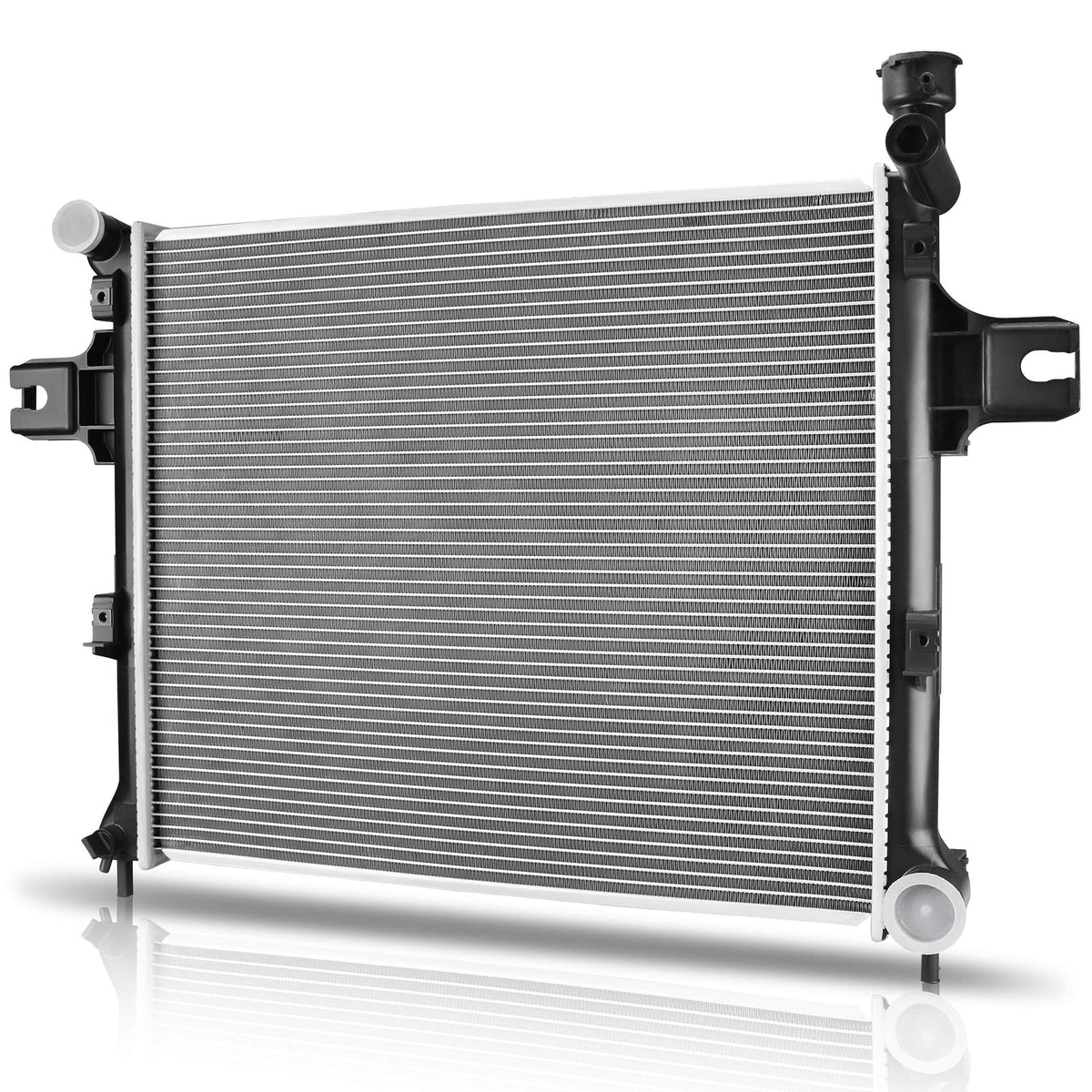 AUTOSAVER88 radiator front assembly showing fitment and ready-to-install benefit