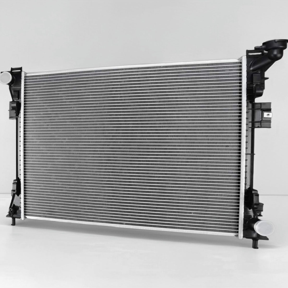 AUTOSAVER88 radiator front profile showing direct-fit design and easy installation