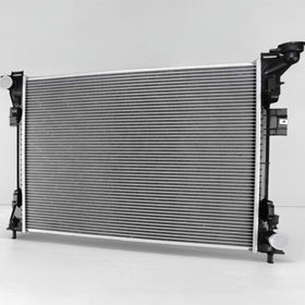 AUTOSAVER88 radiator front profile showing direct-fit design and easy installation
