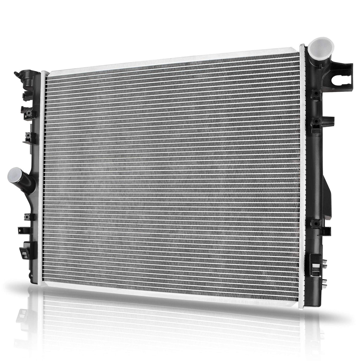 AUTOSAVER88 radiator front view showing fitment and OEM-style mounting for straightforward replacement