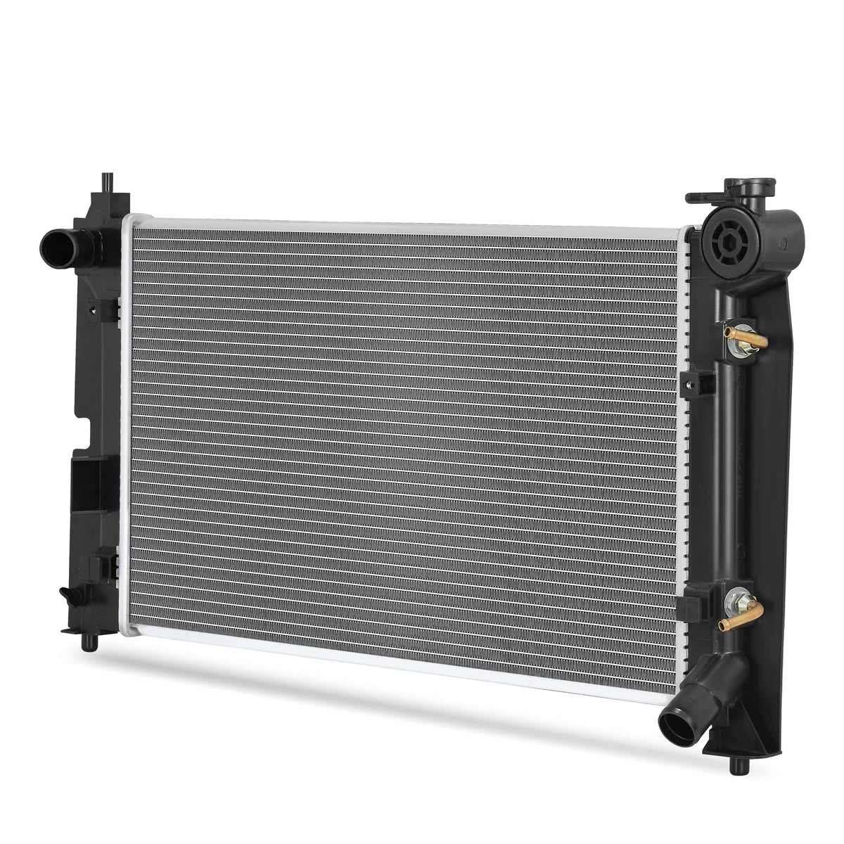 AUTOSAVER88 radiator front view showing full-face fins for improved cooling