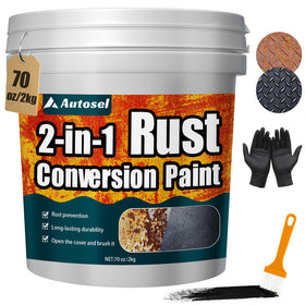 Autosel front can 70.5 oz showing label and black finish benefit