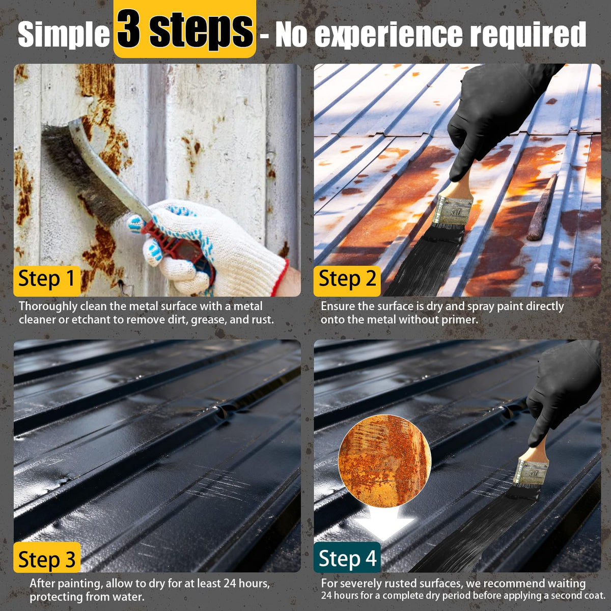 Autosel open lid pouring showing easy application and low-odor water cleanup