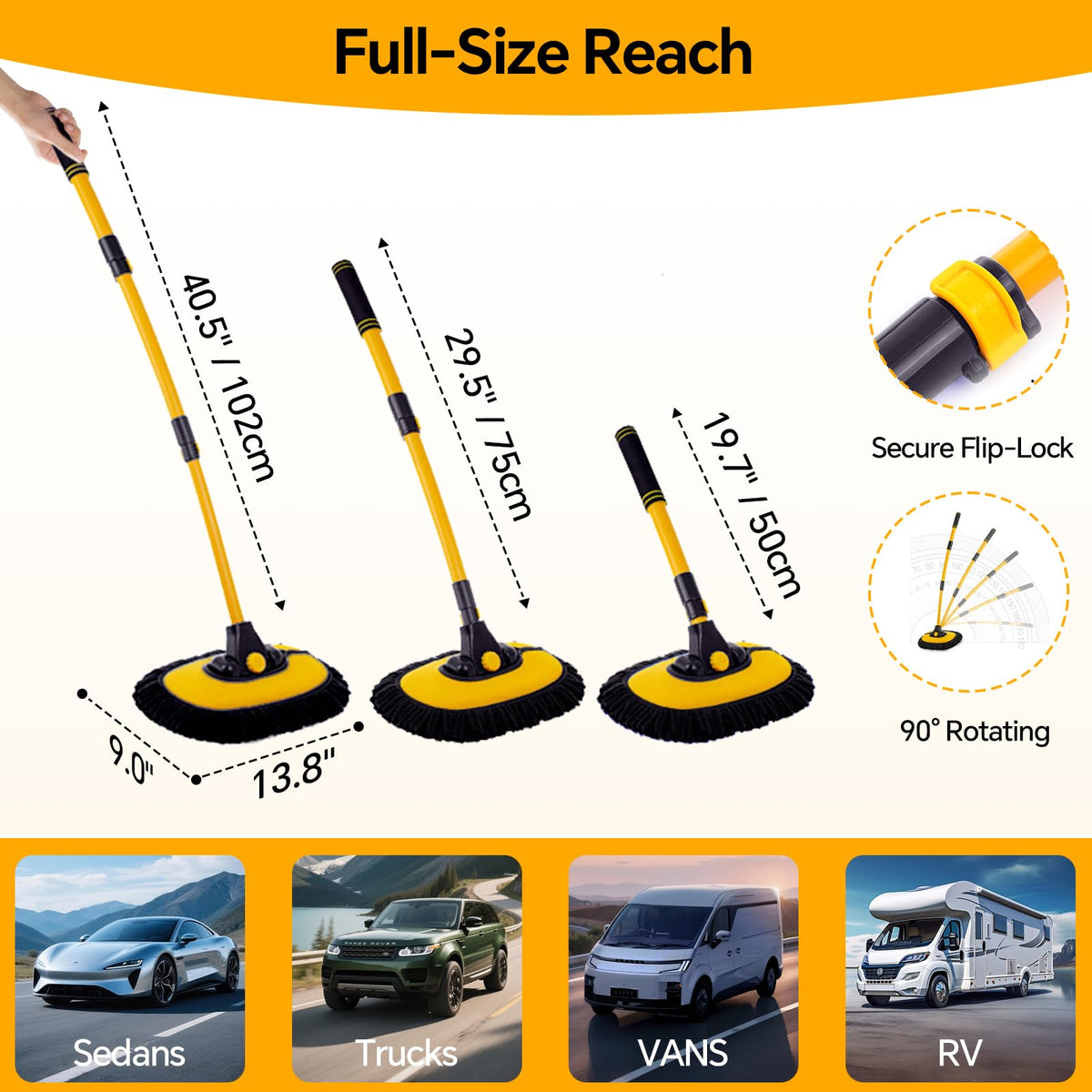 AutoShark wheel and tire brush scrubbing rim crevices to remove grime benefit