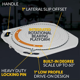 AUTOSOLO locking pin detail securing plate during alignment for stable measurements