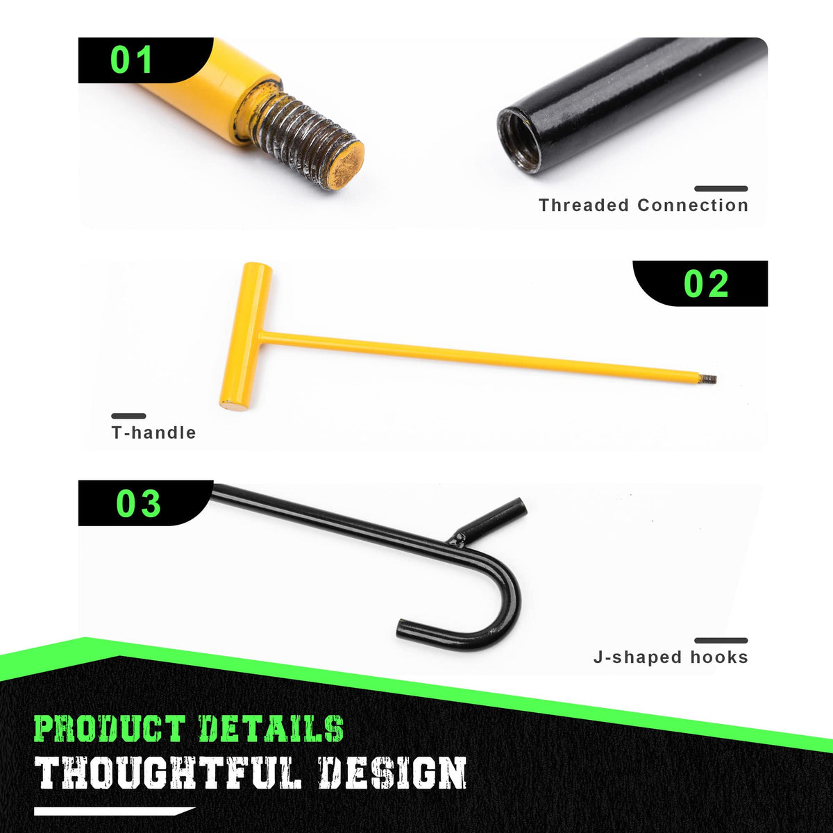 AUTOSwpozo handle detail highlighting comfortable secure grip