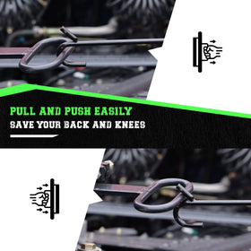 AUTOSwpozo in use engaging a fifth-wheel lock for safer unhitching