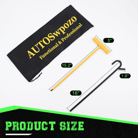 AUTOSwpozo assembled two-piece 32-inch puller demonstrating full reach