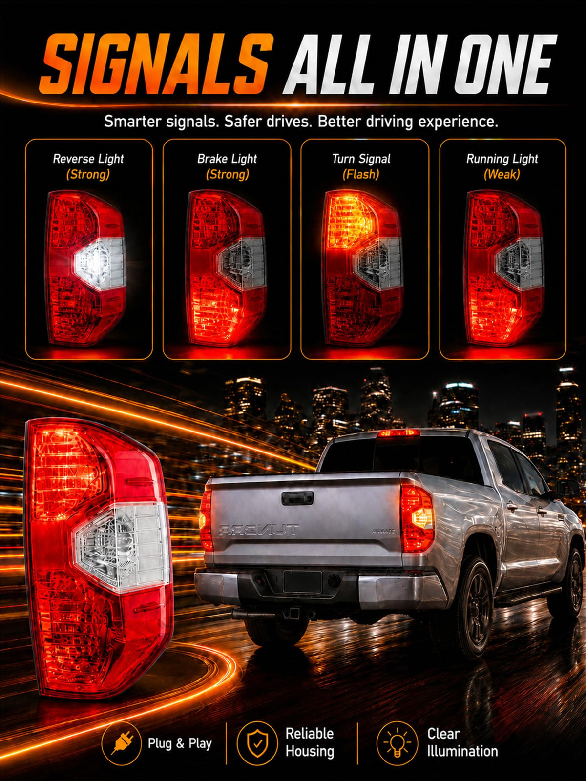Autoverve installed on Toyota Tundra rear illustrating direct-fit replacement benefit