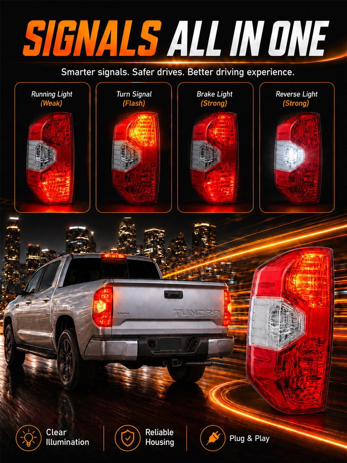 Autoverve included bulb and wiring harness demonstrating plug-and-play convenience