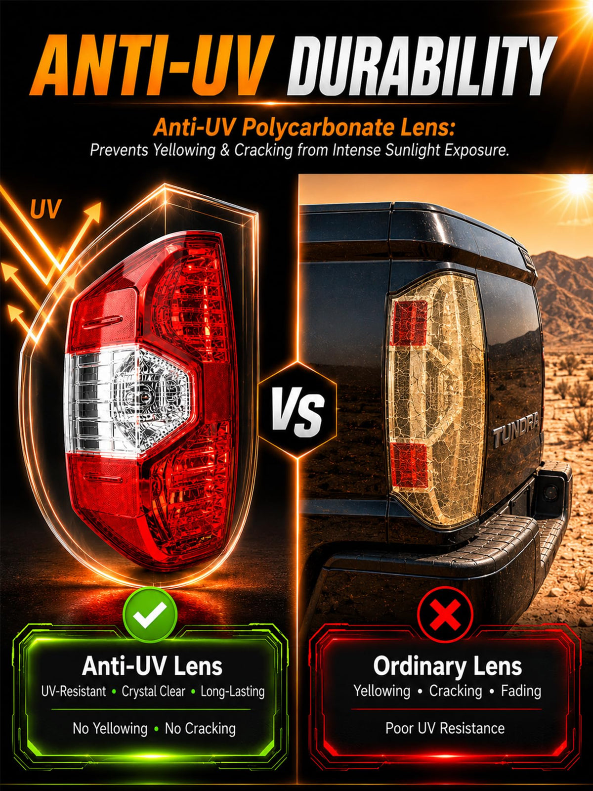 Autoverve tail light installed on Toyota Tundra illustrating seamless factory fit