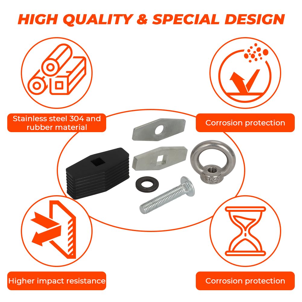AUTOVIC installed anchor on Can-Am rail providing stable tie-down points