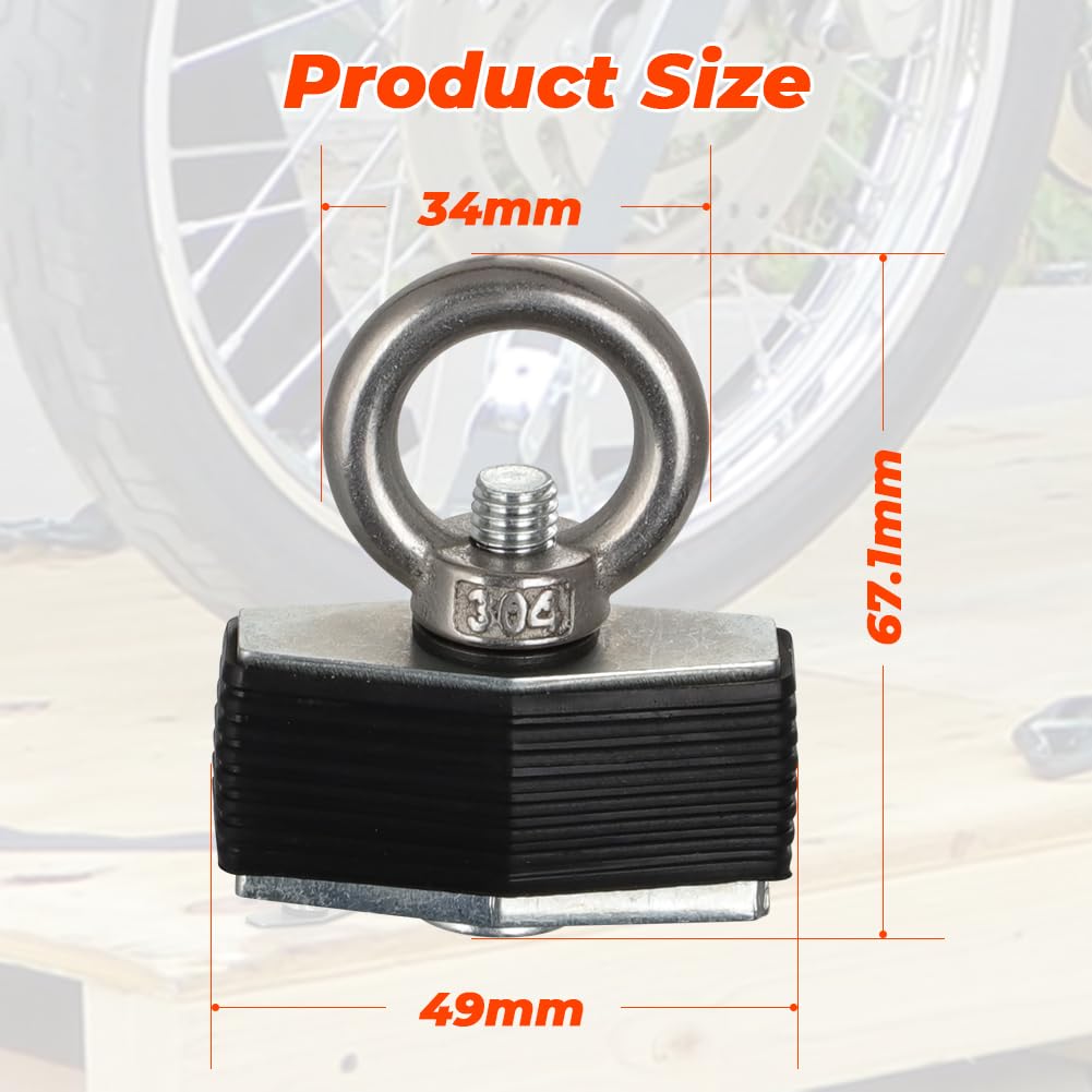 AUTOVIC anchor in truck bed securing cargo for safer off-road transport