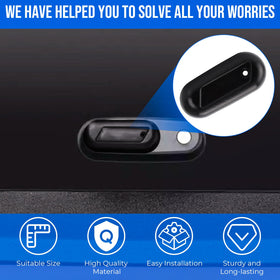 AUTOVIC handle installed on a tonneau lid demonstrating secure, flush mounting