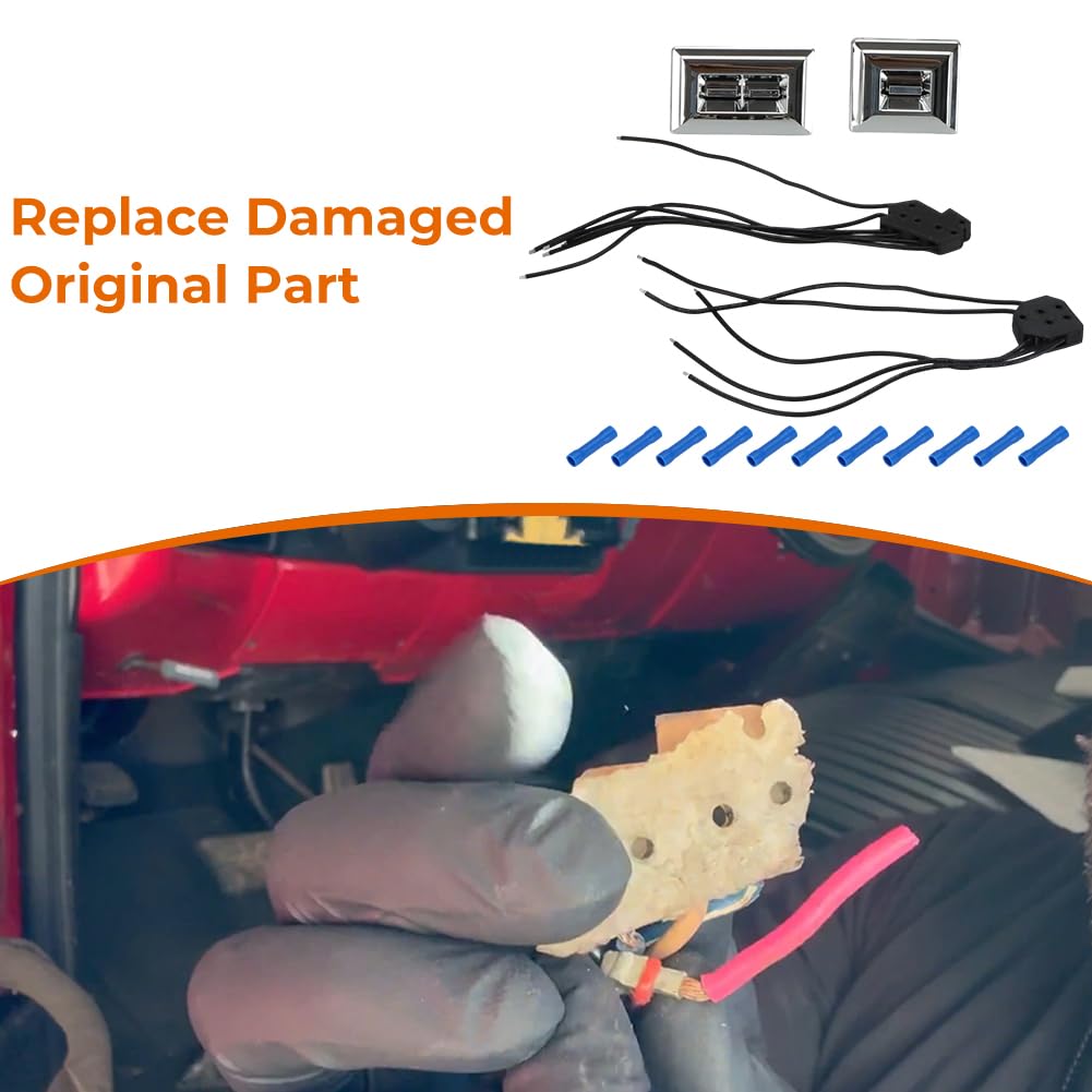 AUTOVIC 3D-printed PLA pigtail harness detail highlighting durable connector housing