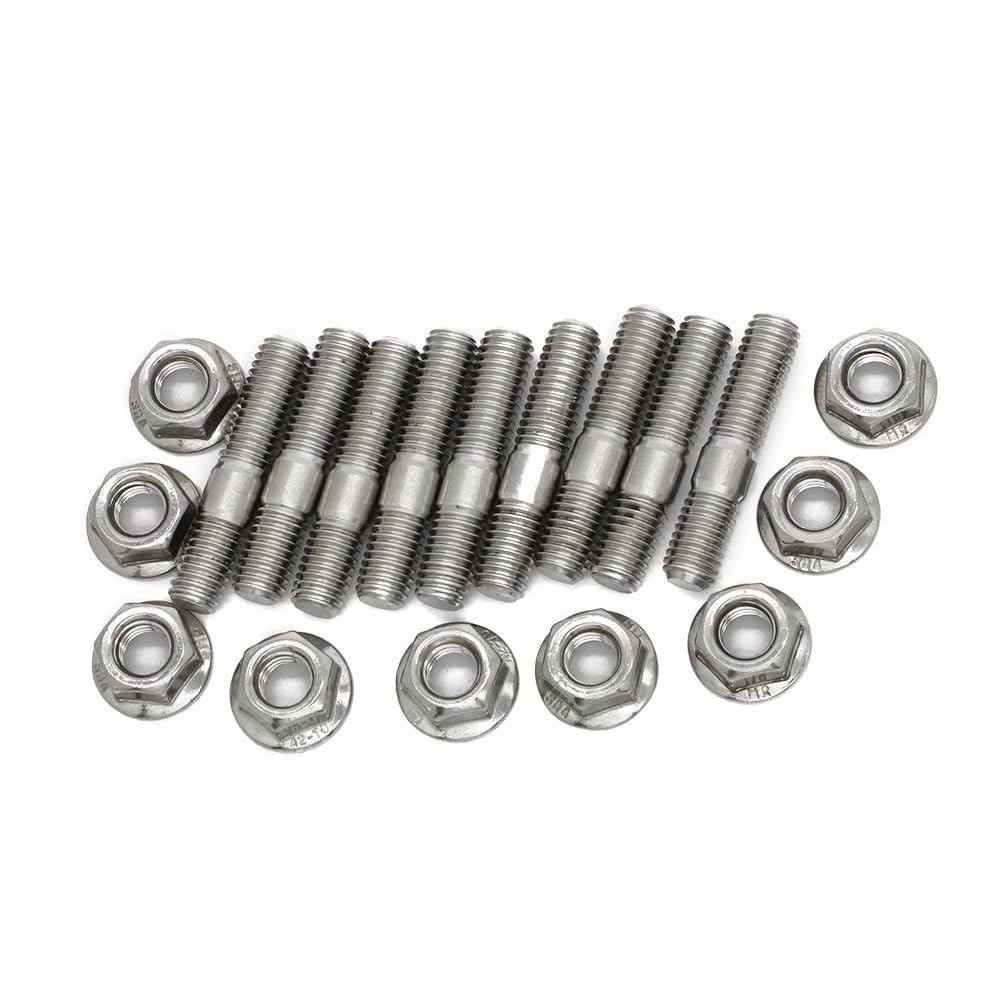 AUTOVIC studs installed on manifold illustrating leak prevention and durability
