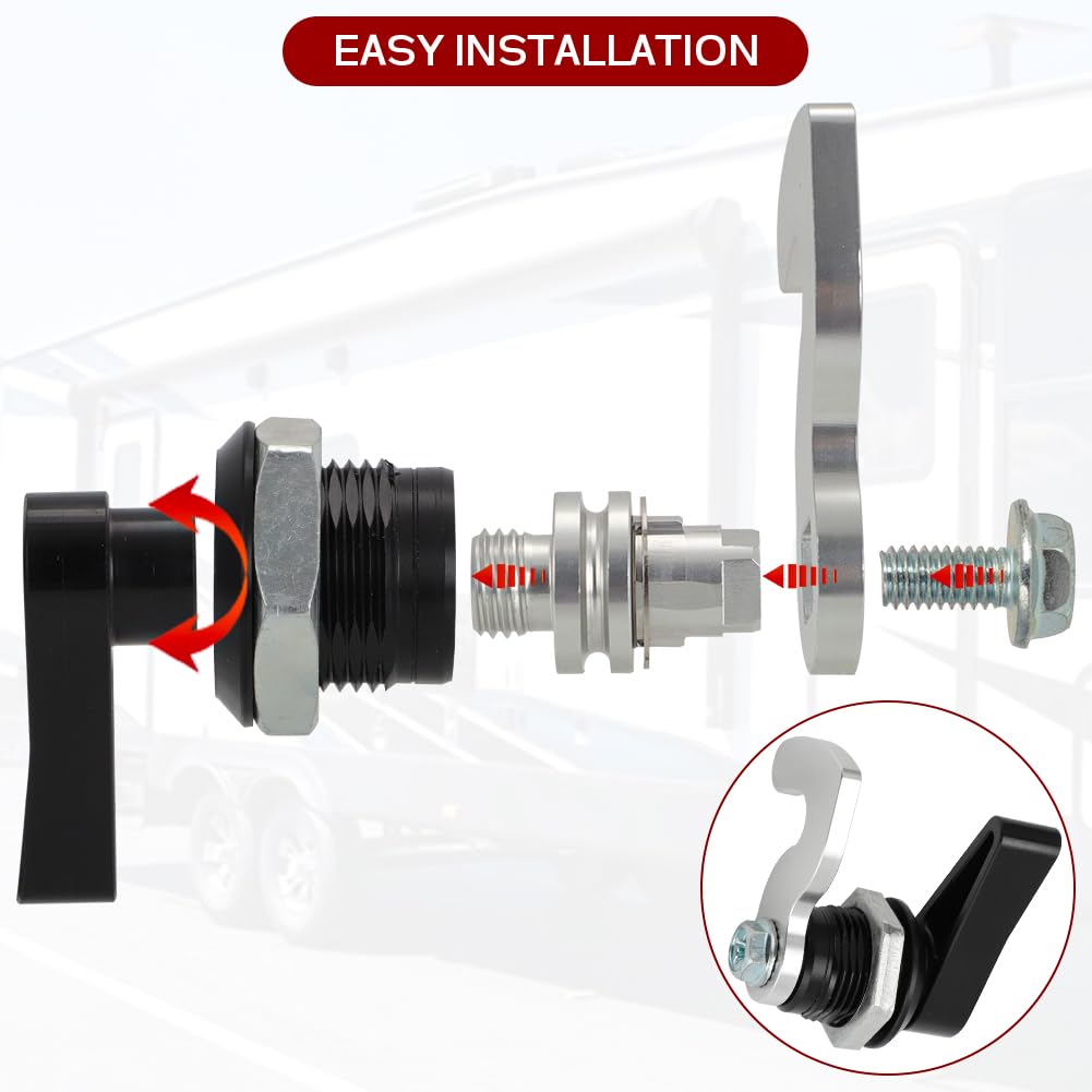 AUTOVIC close-up of latch mechanism revealing durable metal finish and reliability