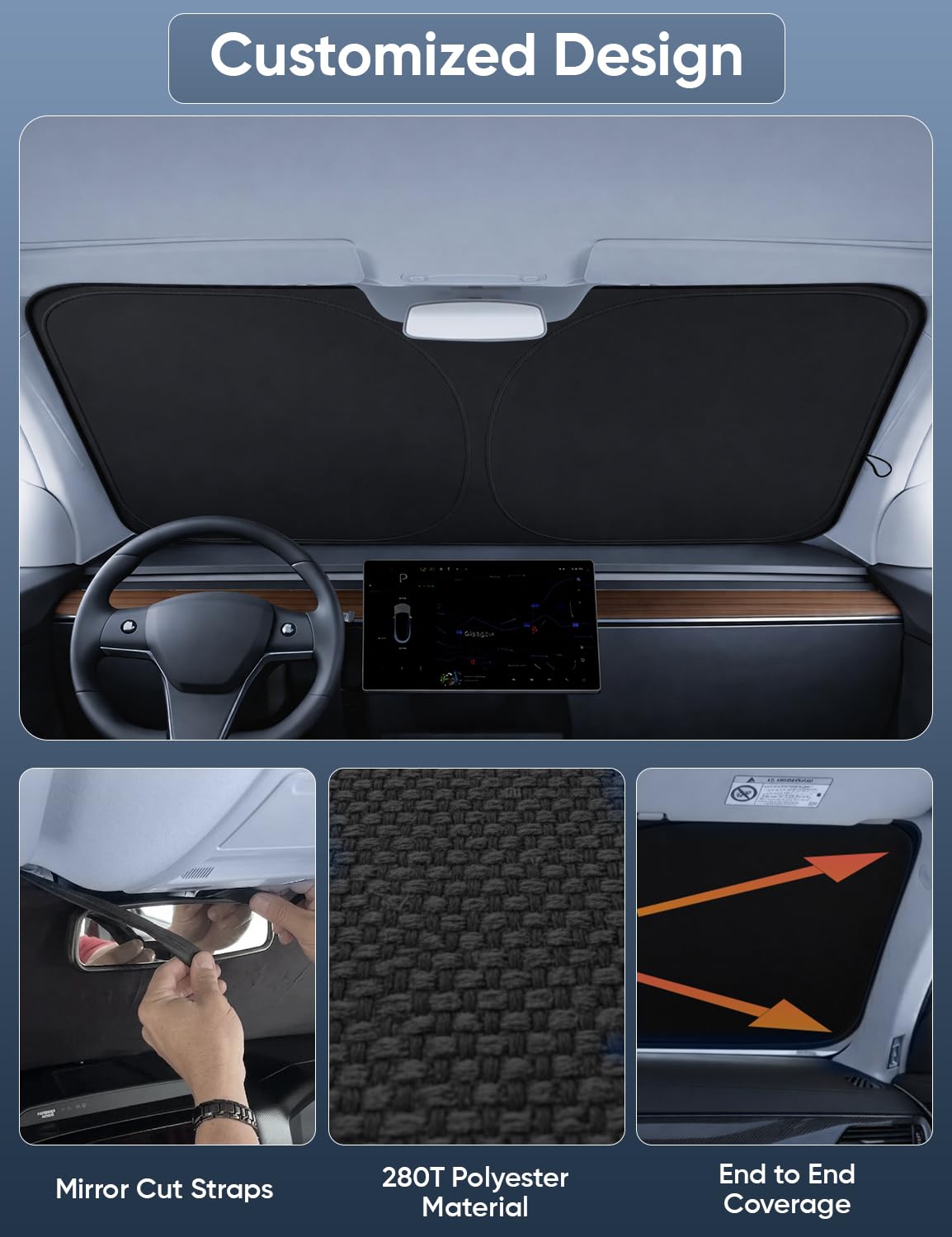 Autovir folded compact in glovebox for easy storage and convenience
