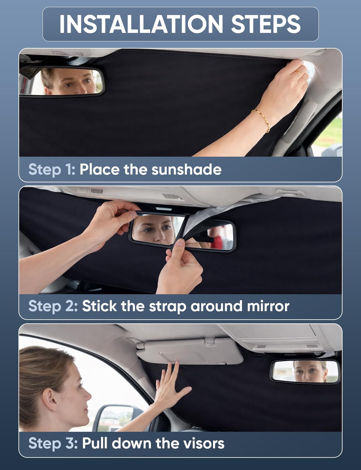 Autovir folded compact in glove box for easy storage and quick accessibility