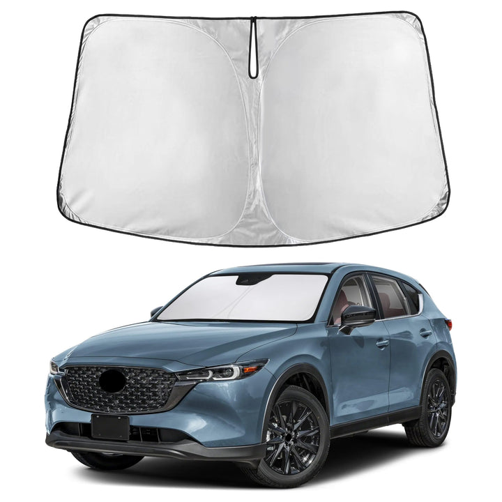 Autovir front view showing full windshield coverage and precise fit benefit