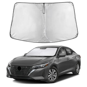 Autovir front view on windshield shows exact fit and full coverage benefit