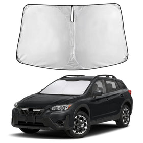 Autovir sun shade front packaging showing model fit and benefits