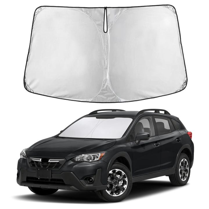 Autovir sun shade front packaging showing model fit and benefits