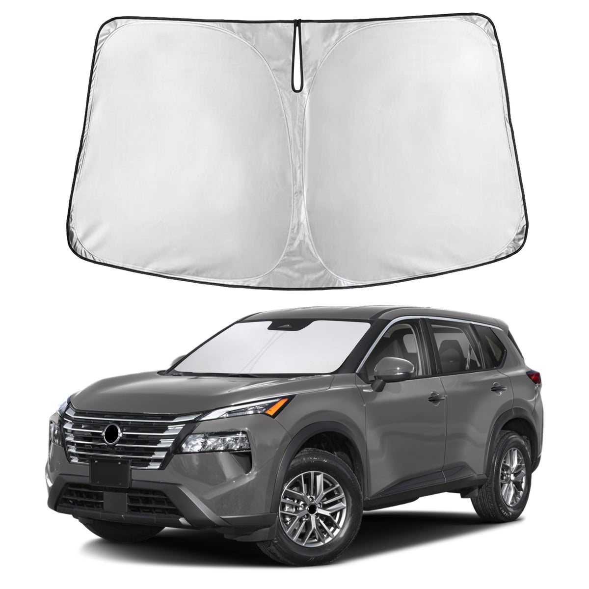 Autovir front view showing full windshield coverage and instant heat reduction