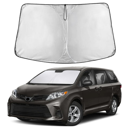 Autovir front packaging showing sunshade fit and benefits