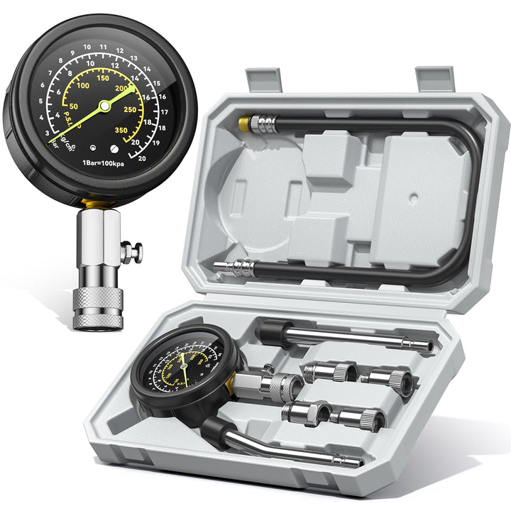 AUTOWN front gauge face showing triple-scale for quick readings