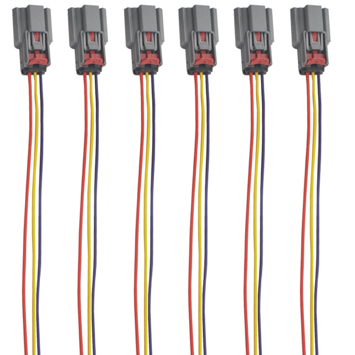 Autowxjq front packaging showing six pigtail harnesses and benefits