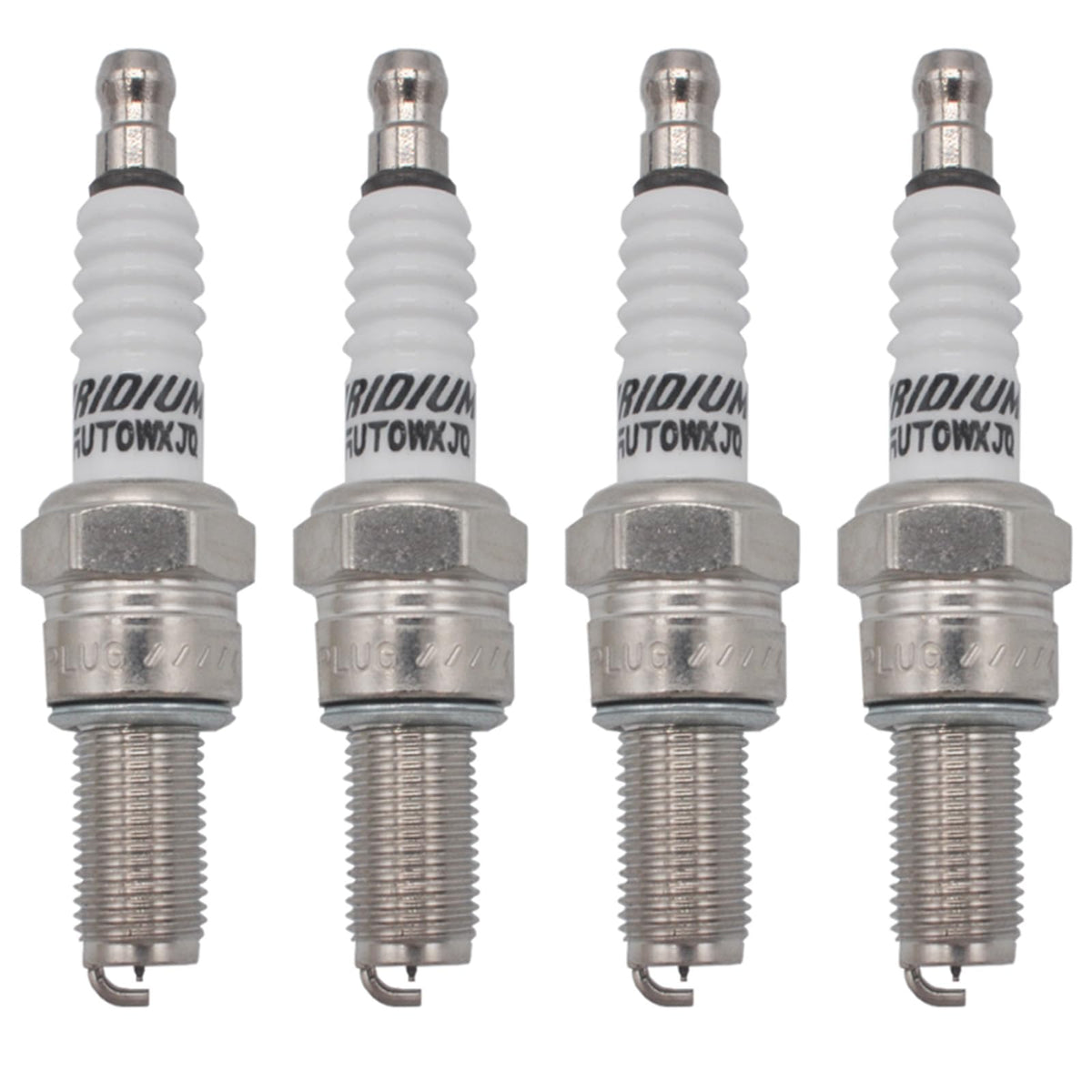 Autowxjq front packaging showing four plugs and clear labeling for quick identification and confidence