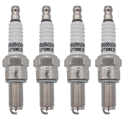 Autowxjq front packaging showing four plugs and clear labeling for quick identification and confidence