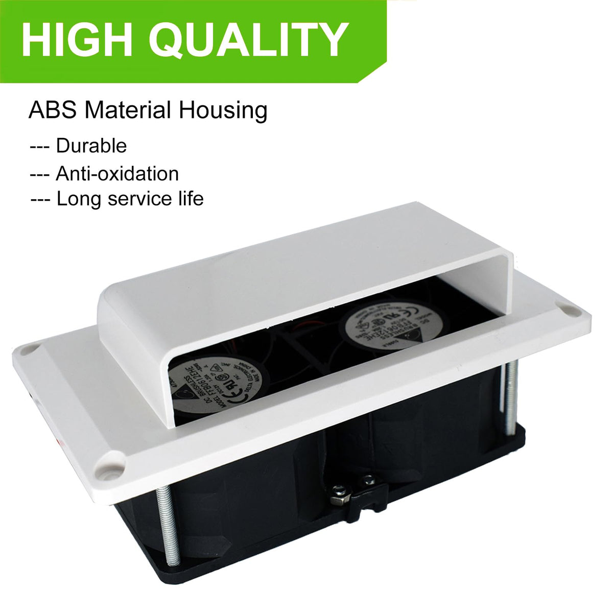 AUTOXBERT blade and motor detail showing robust build for quiet performance