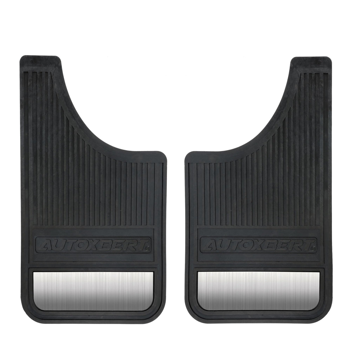 AUTOXBERT front view mud flaps showing full coverage and protection