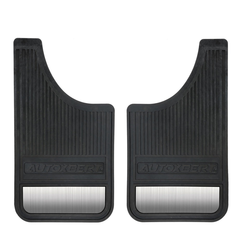 AUTOXBERT front view mud flaps showing full coverage and protection
