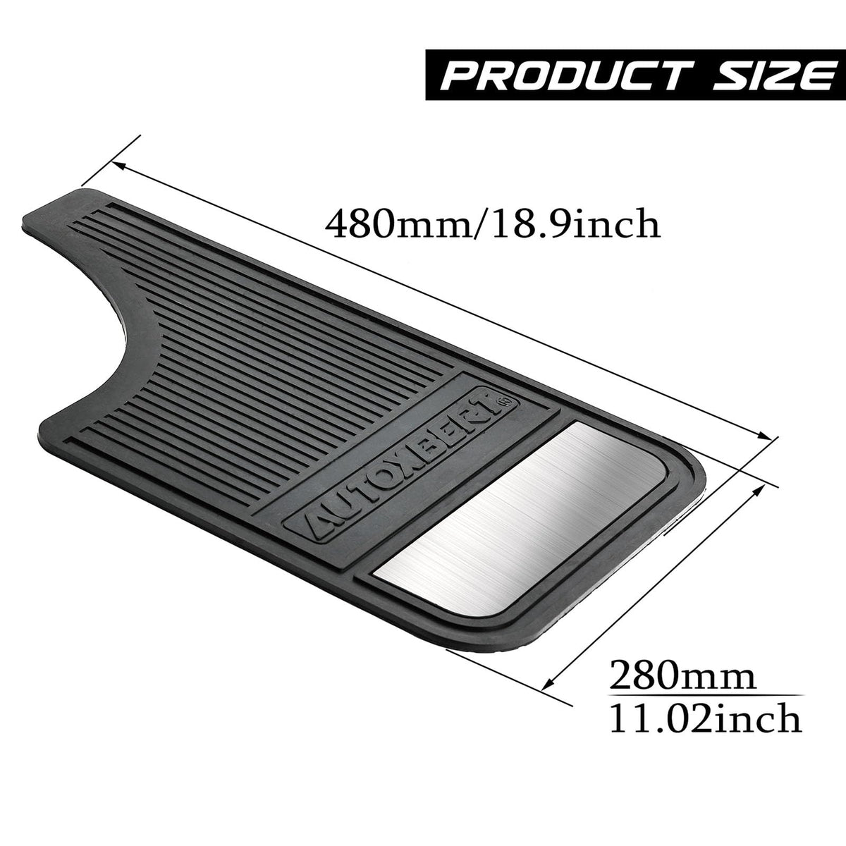 AUTOXBERT rear-mounted flap on wheel well improving rear splash control