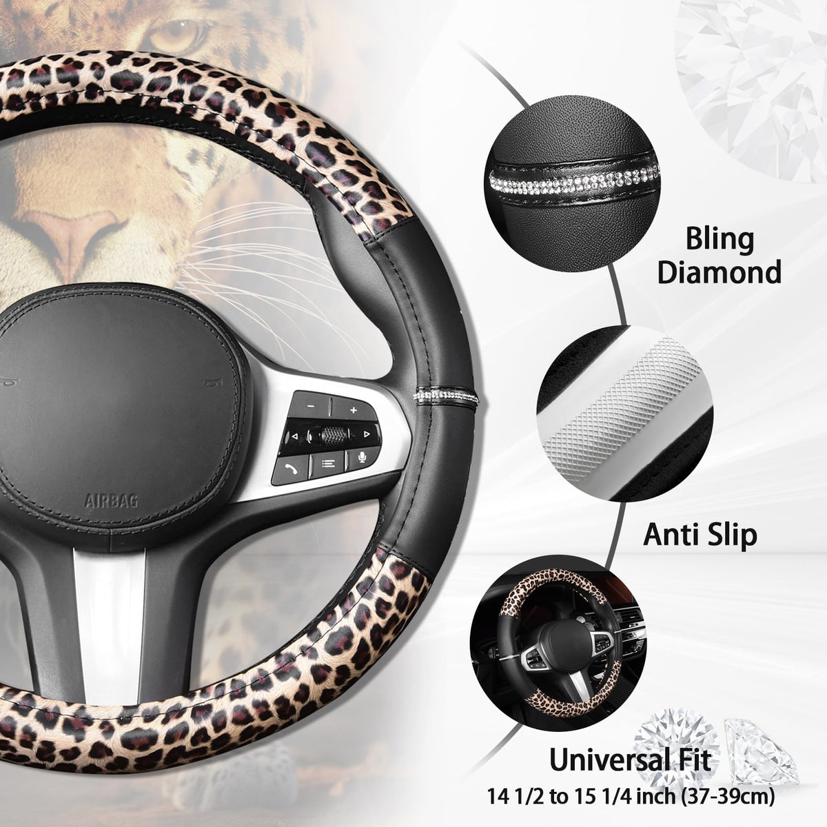 AUTOYOUTH close-up of faux leather texture providing durable protection