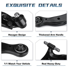 Autsurles control arm installed on vehicle suspension demonstrating correct fit and restored geometry
