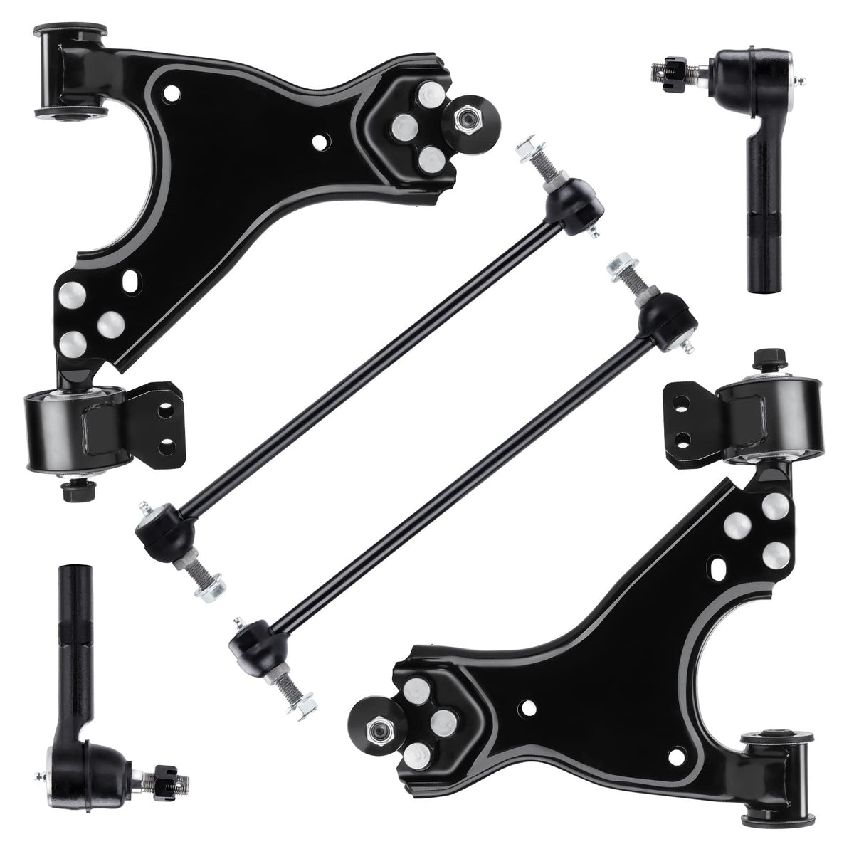 Autsurles front left control arm assembly showing fitment and improved stability